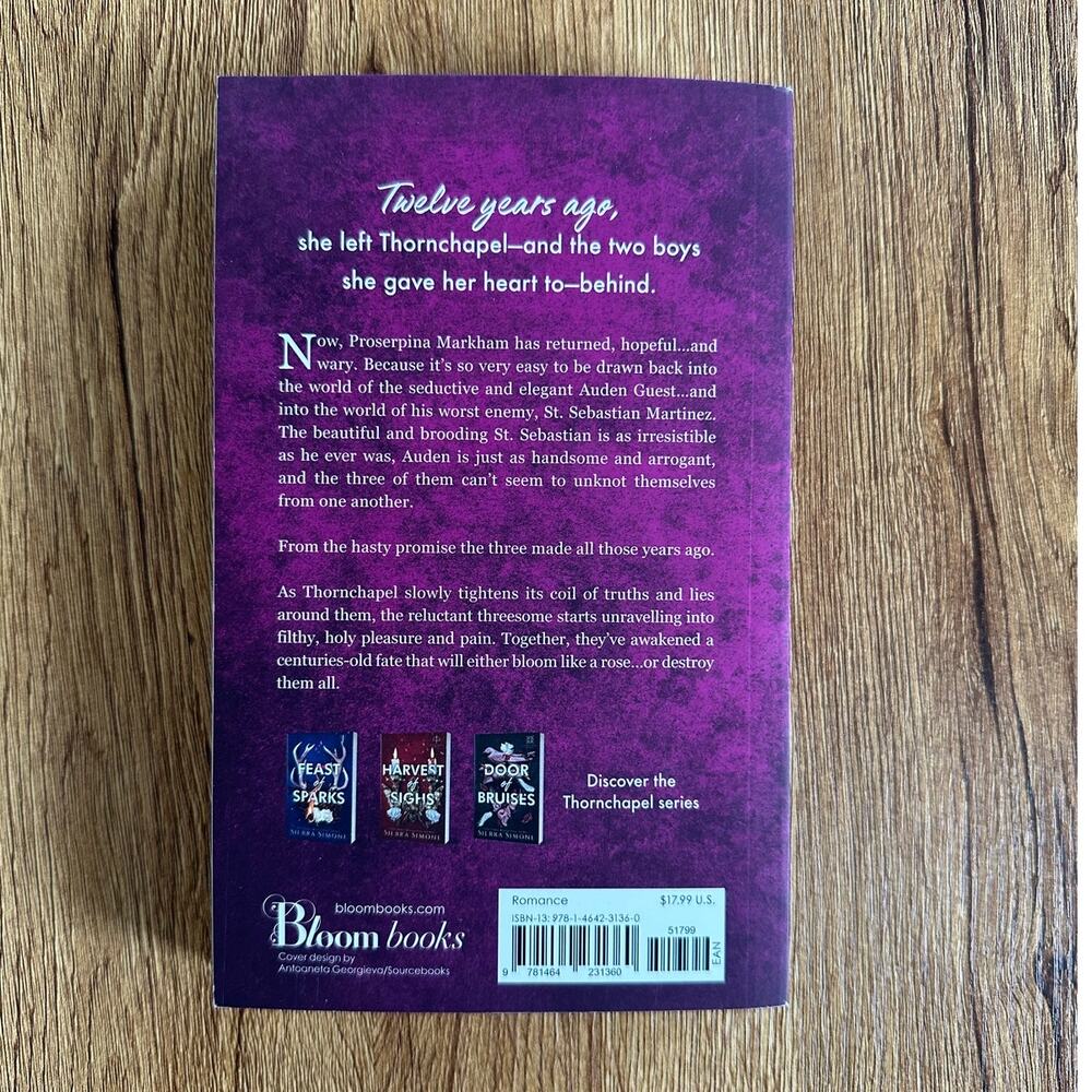 A Lesson In Thorns By Sierra Simone Digitally Signed Paperback - Picture 2 of 9
